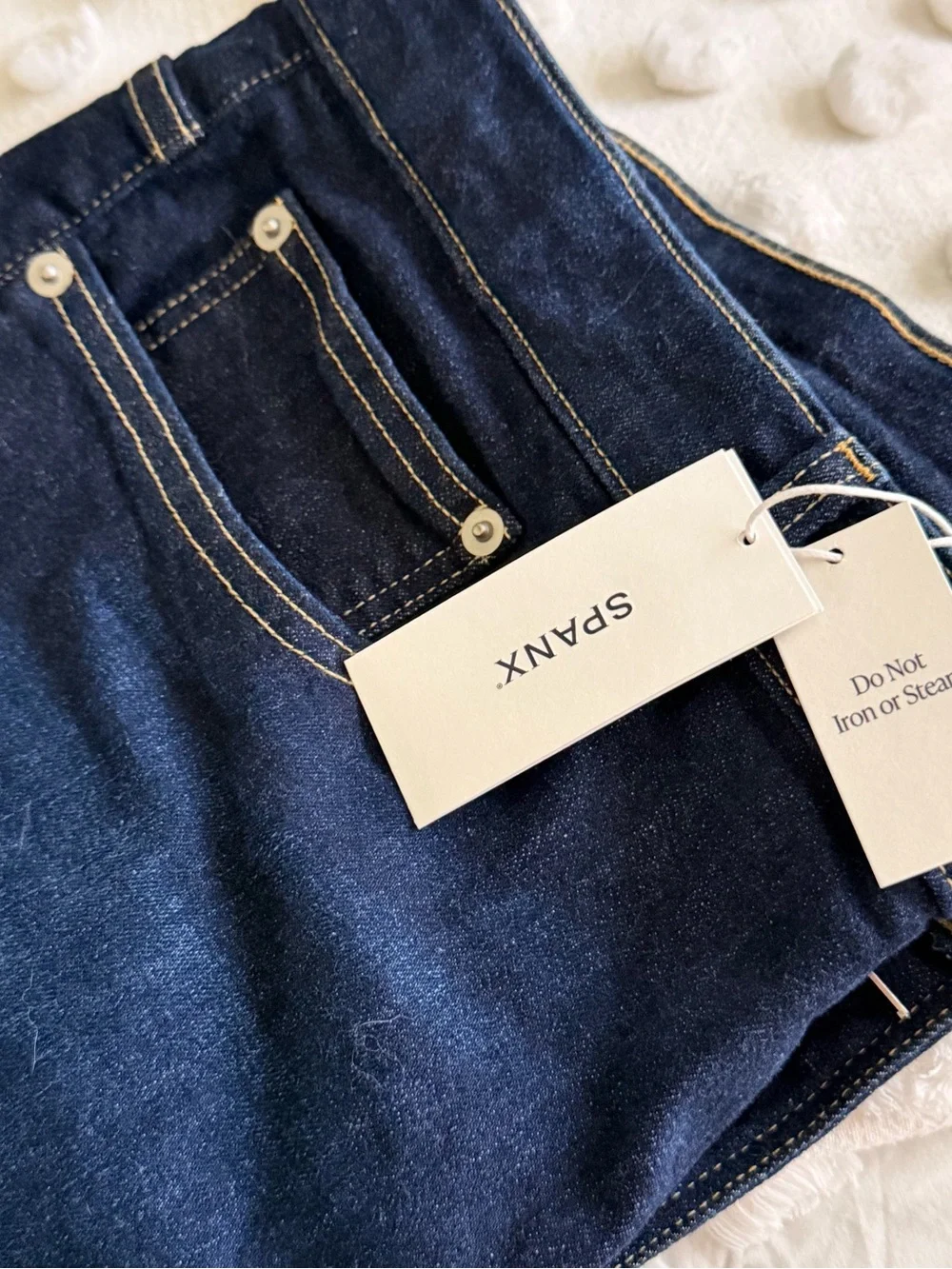 SPANX Dark Blue High-Rise Women’s Jeans